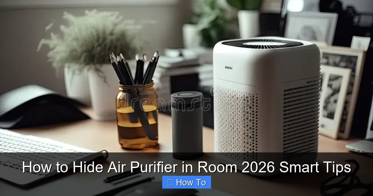 How to Hide Air Purifier in Room 2026 Smart Tips