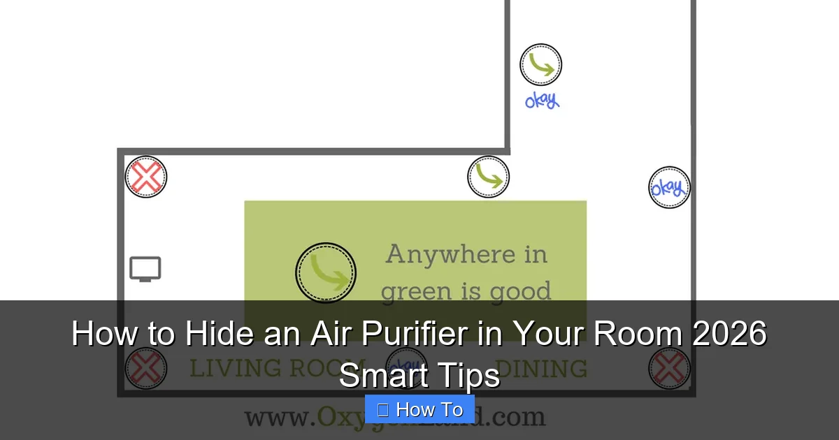 How to Hide an Air Purifier in Your Room 2026 Smart Tips