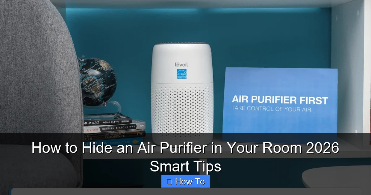 How to Hide an Air Purifier in Your Room 2026 Smart Tips