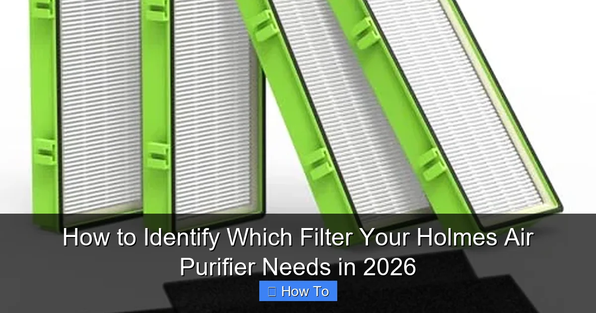 How to Identify Which Filter Your Holmes Air Purifier Needs in 2026