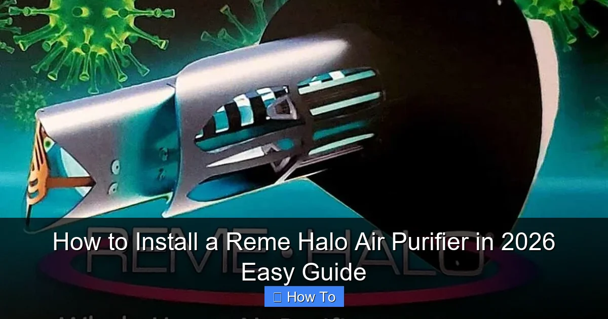 How to Install a Reme Halo Air Purifier in 2026 Easy Guide