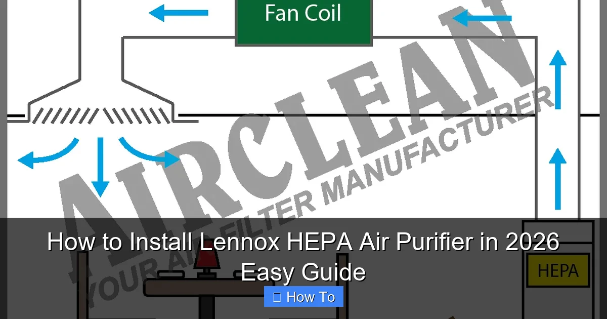 How to Install Lennox HEPA Air Purifier in 2026 Easy Guide