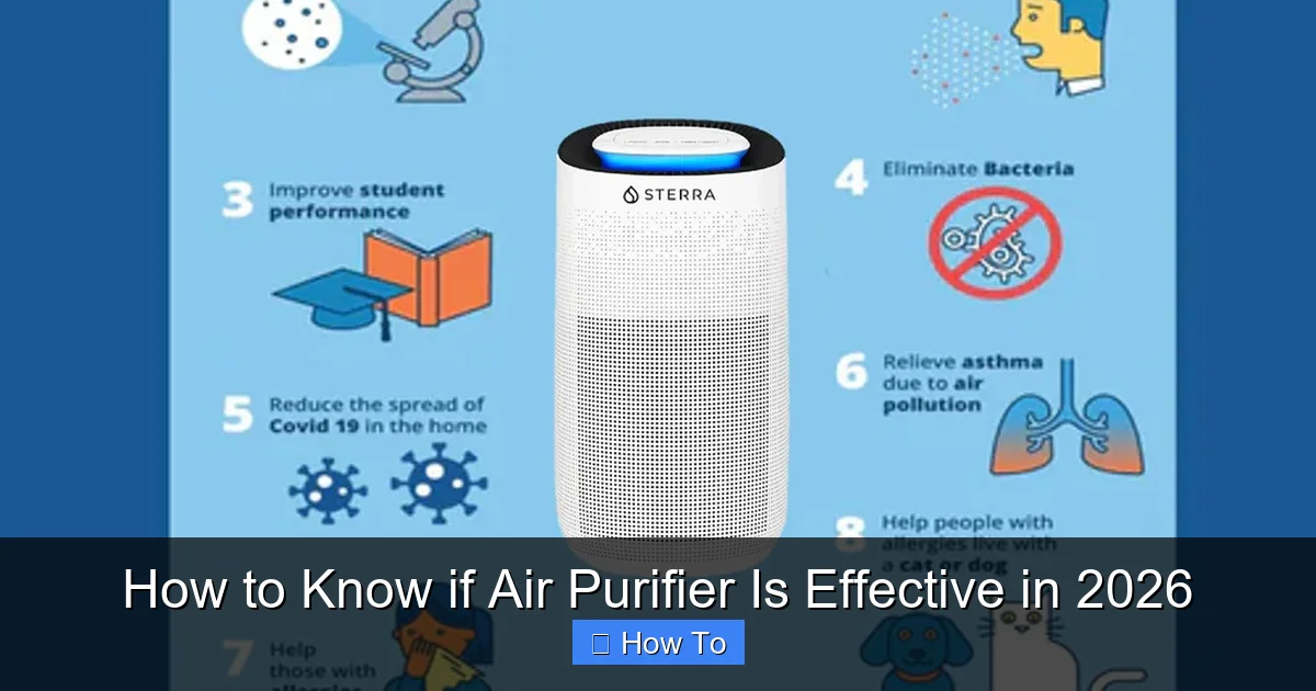 How to Know if Air Purifier Is Effective in 2026