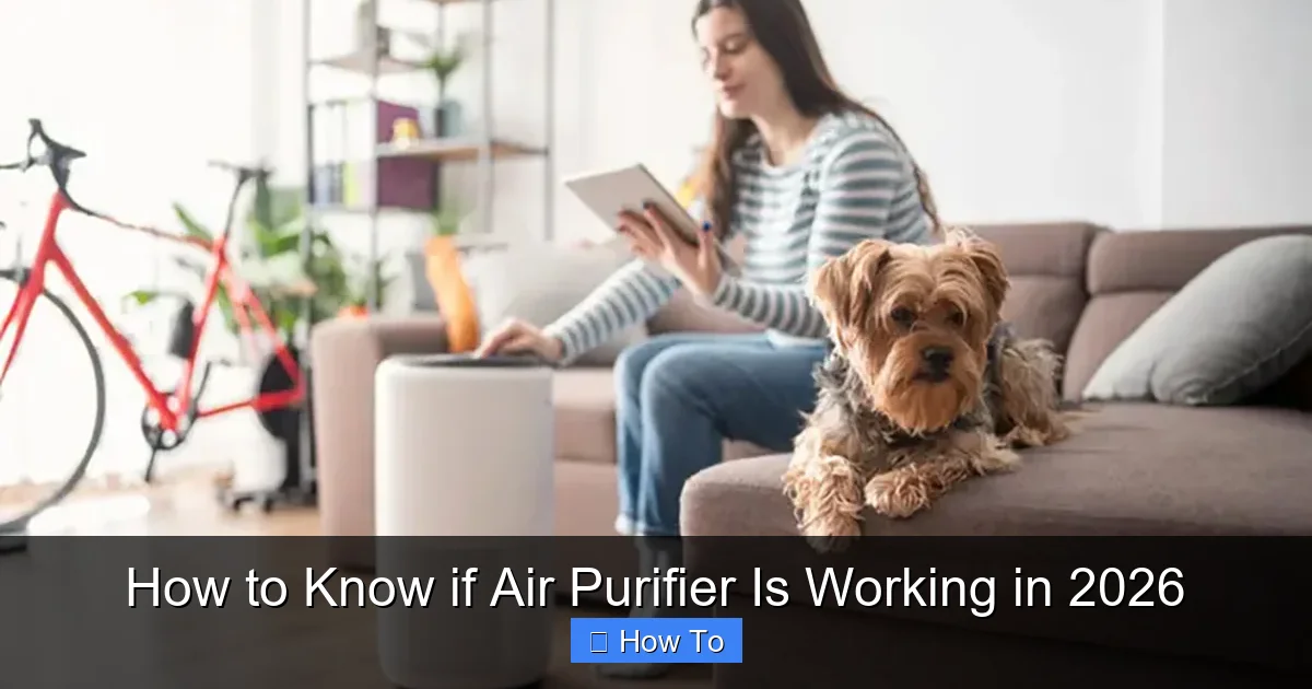How to Know if Air Purifier Is Working in 2026