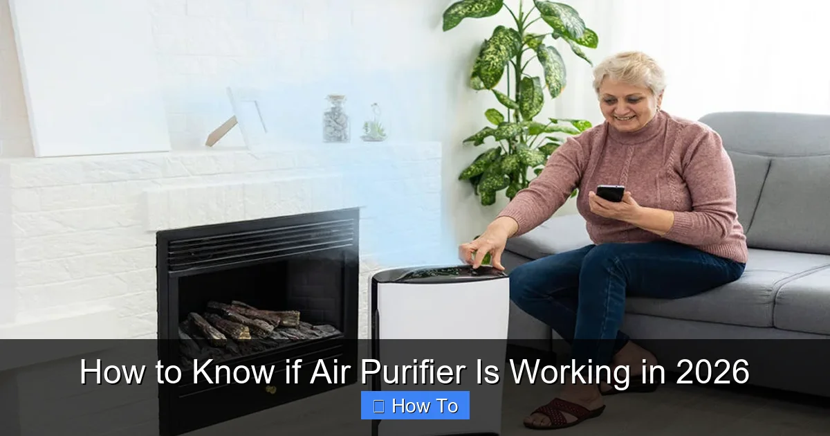 How to Know if Air Purifier Is Working in 2026