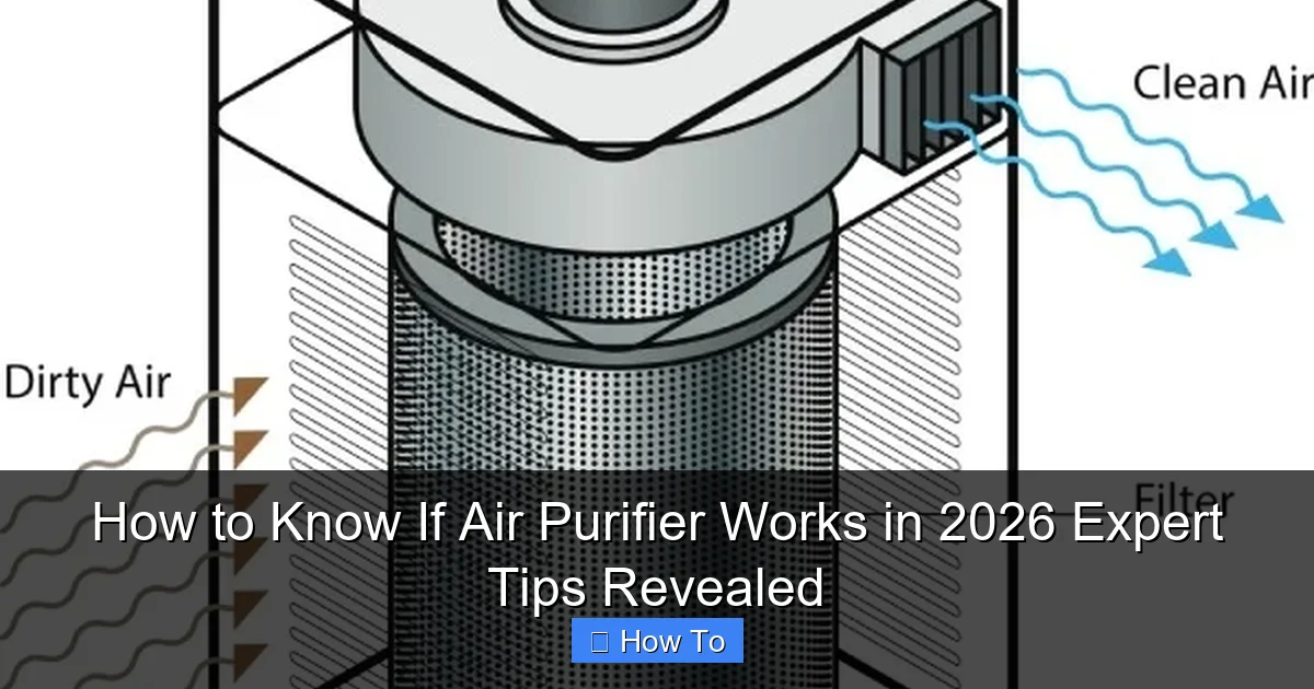 How to Know If Air Purifier Works in 2026 Expert Tips Revealed