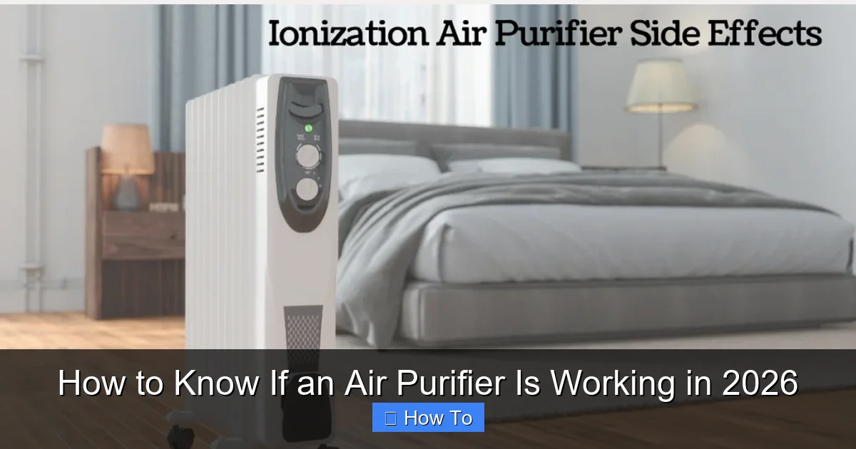 How to Know If an Air Purifier Is Working in 2026
