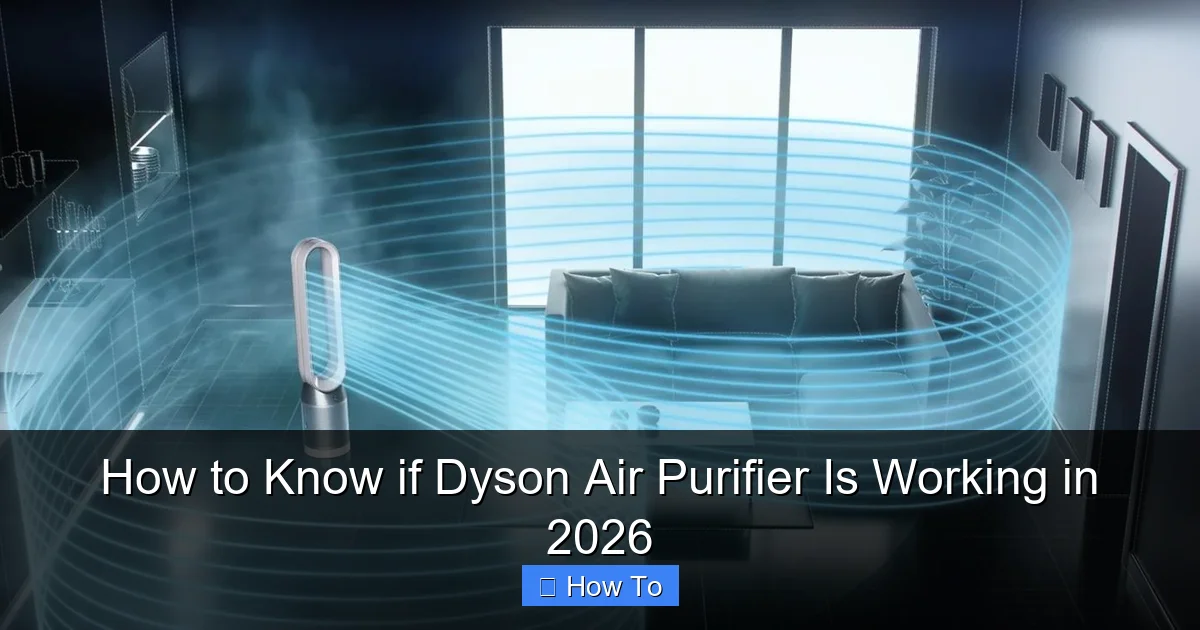 How to Know if Dyson Air Purifier Is Working in 2026