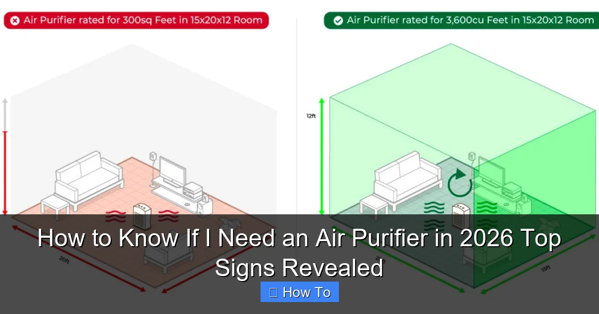How to Know If I Need an Air Purifier in 2026 Top Signs Revealed