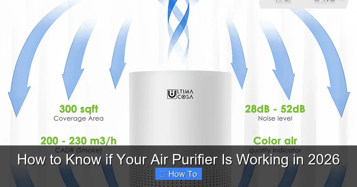 How to Know if Your Air Purifier Is Working in 2026