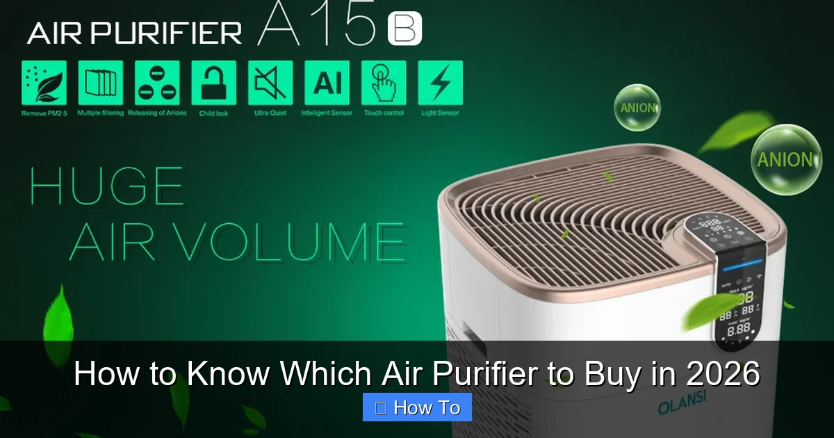 How to Know Which Air Purifier to Buy in 2026