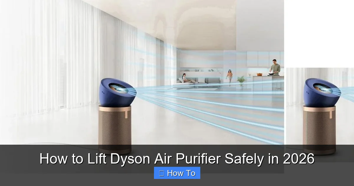 How to Lift Dyson Air Purifier Safely in 2026