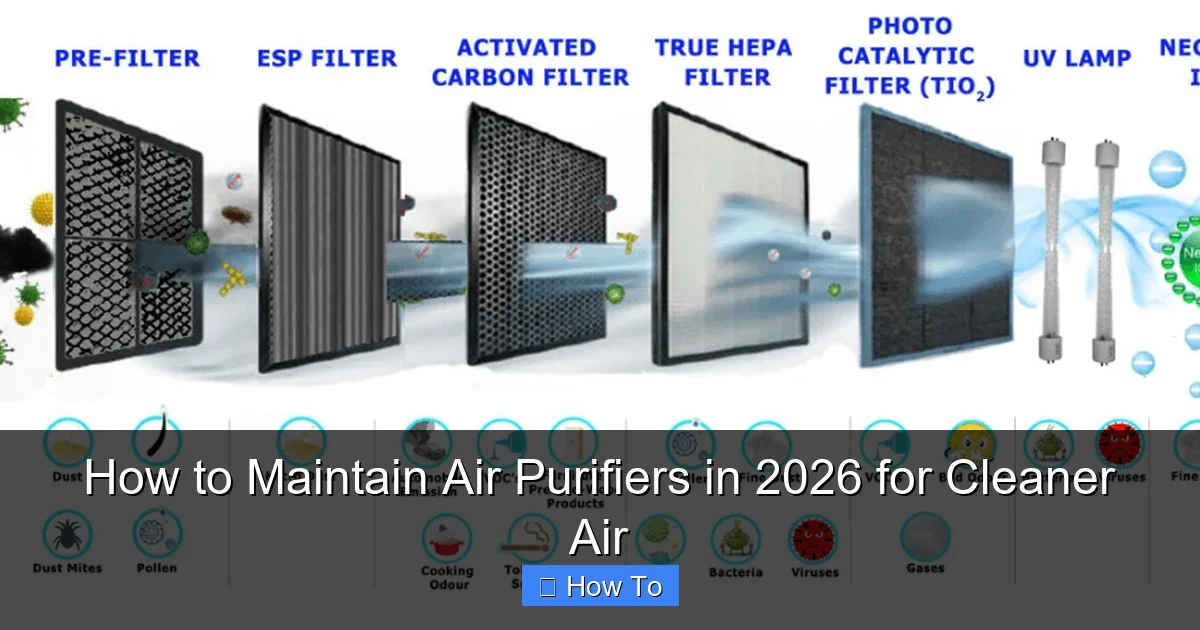How to Maintain Air Purifiers in 2026 for Cleaner Air