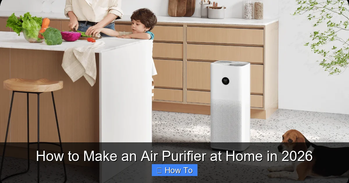 How to Make an Air Purifier at Home in 2026