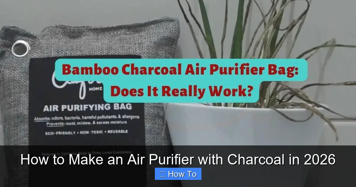 How to Make an Air Purifier with Charcoal in 2026
