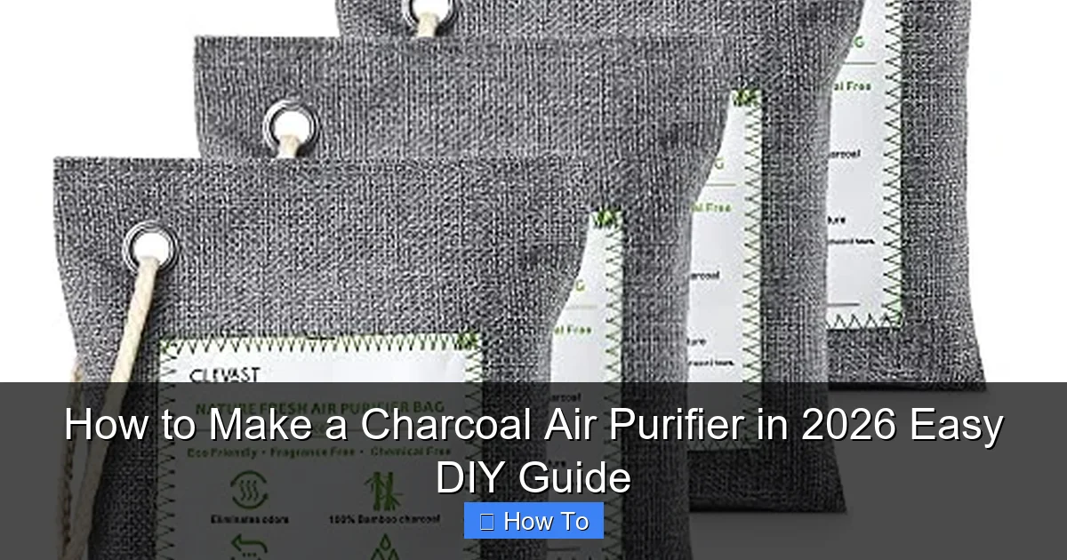 How to Make a Charcoal Air Purifier in 2026 Easy DIY Guide