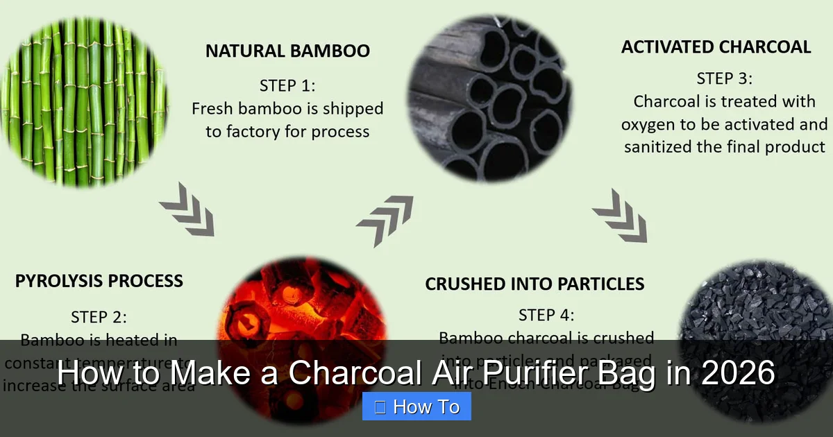 How to Make a Charcoal Air Purifier Bag in 2026