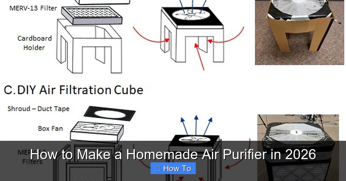 How to Make a Homemade Air Purifier in 2026