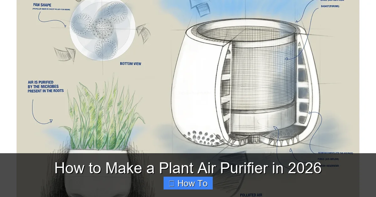 How to Make a Plant Air Purifier in 2026