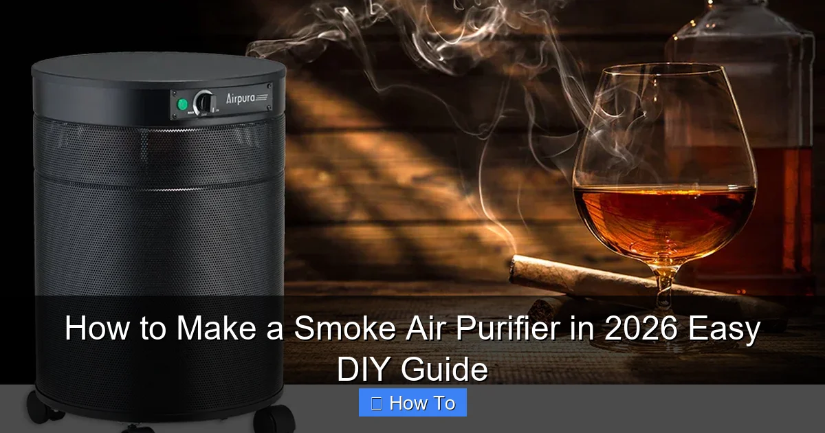 How to Make a Smoke Air Purifier in 2026 Easy DIY Guide