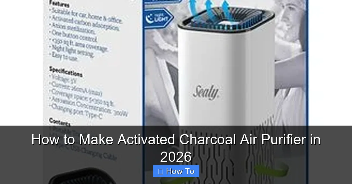 How to Make Activated Charcoal Air Purifier in 2026