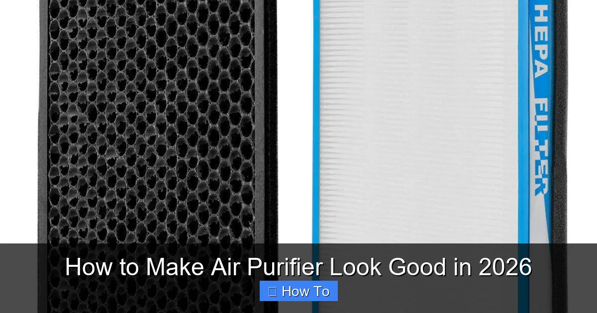 How to Make Air Purifier Look Good in 2026