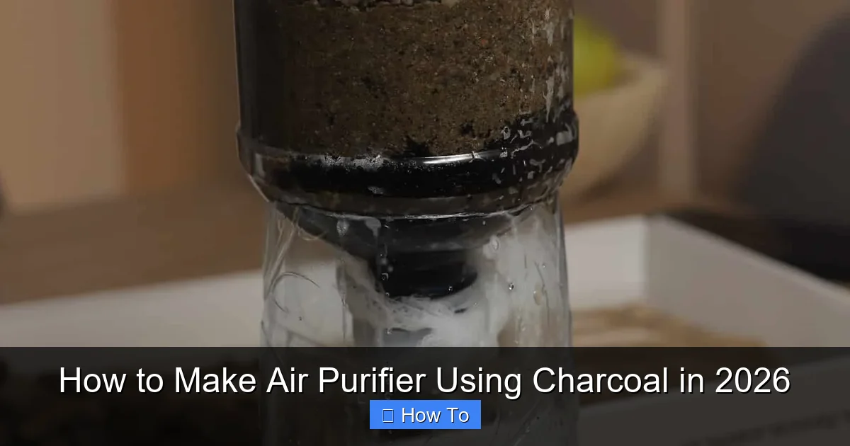 How to Make Air Purifier Using Charcoal in 2026